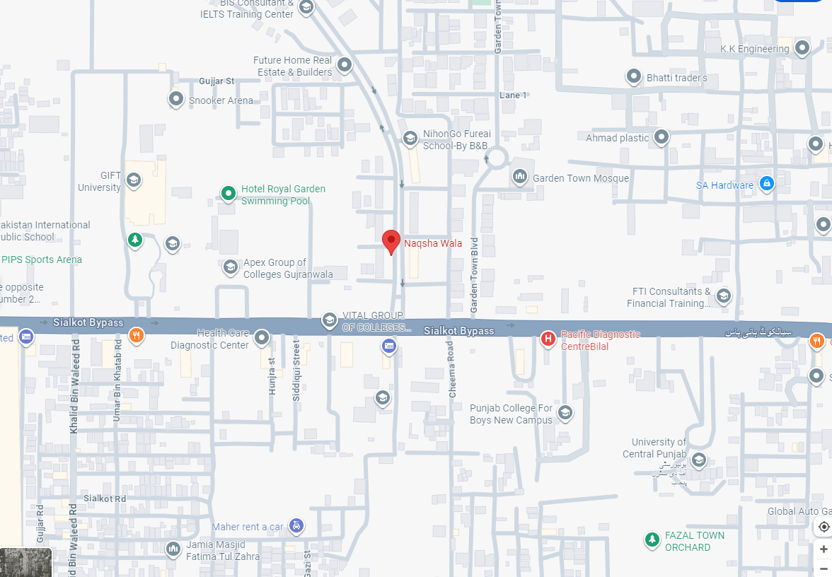 Naqshawala Office Location Map